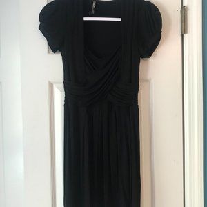 bcbg soft black dress